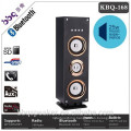 BBQ 25W 3000mAh build-in battery Wooden Tower Bluetooth Speakers USB FM Radio Best Remote control